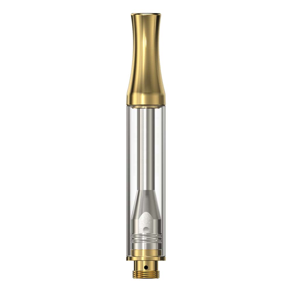 Vape Cartridges 1ml Gold Cartridge w/ 1.2mm inlet individual pack