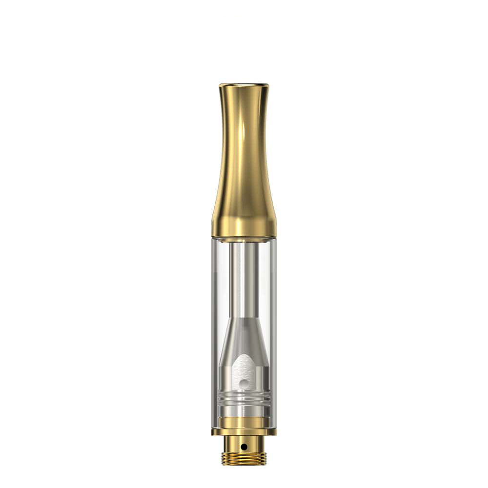 Vape Cartridges .5ml Gold Cartridge w/ 1.2mm inlet 100 bulk pack
